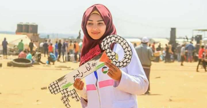 العدو الصهيوني يقتل مسعفة فلسطينية وإصابة ما يزيد عن 100