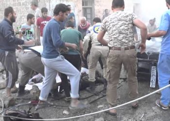 استشهاد خمسة مدنيين نتيجة القصف الروسي على دارة عزة