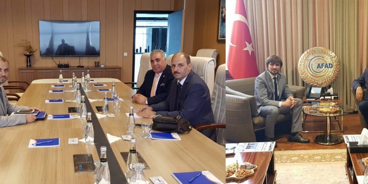 (مصير) يلتقي رئيس إدارة الطوارئ والكوارث التركية (أفاد) لبحث أوضاع مهجري جنوب دمشق إلى مخيم دير بلوط ومخيم إعزاز