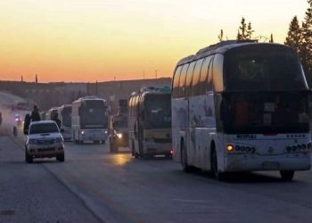 دخول عدة حافلات إلى الفوعة وكفريا للإجلاء حسب الاتفاق