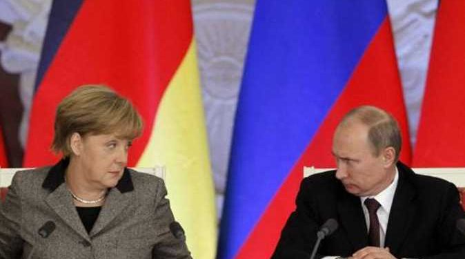 ميركل ومحادثات صعبة مع بوتين حول سورية