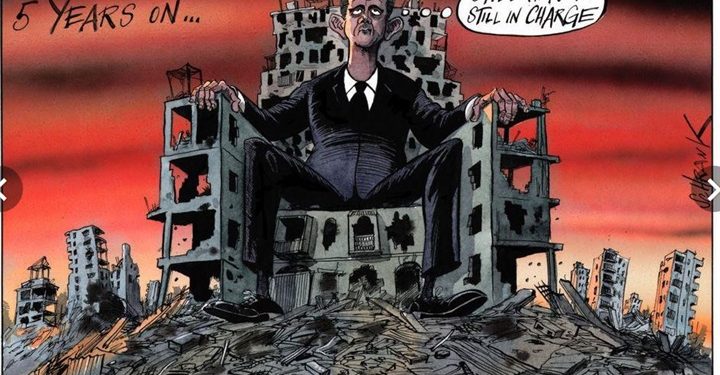 خربها وجلس على تلّتها