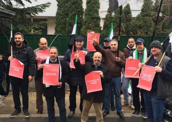 جالية سورية الحرة في رومانيا: وقفة احتجاجية ورسالة للأمين العام الأممي