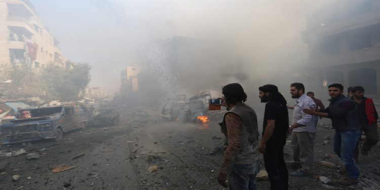 قتلى وجرحى بانفجارين في مدينة إدلب