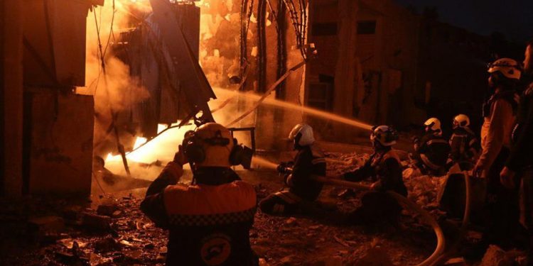 مجزرة مروعة جراء غارات الطيران على إدلب