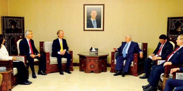 بيدرسن في دمشق: كافة المسائل على الطاولة