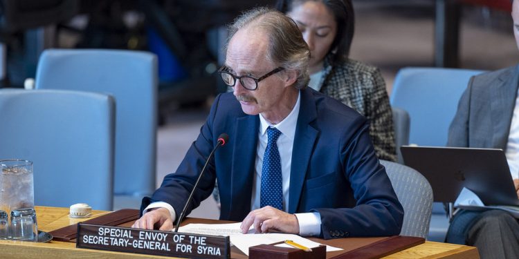 المبعوث الخاص: يجب أن يلبي أي حل سياسي تطلعات الشعب السوري