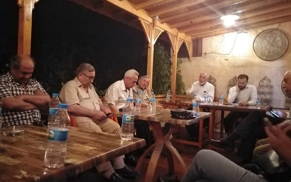 محمد خليفة في عينتاب ولقاء حواري مع تجمع المهنيين السوريين