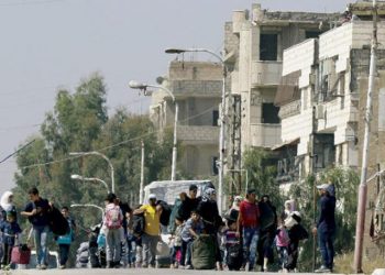 داريا فارغة من البشر وغارقة بالدمار {في انتظار تحولها مقراً لضباط إيرانيين}