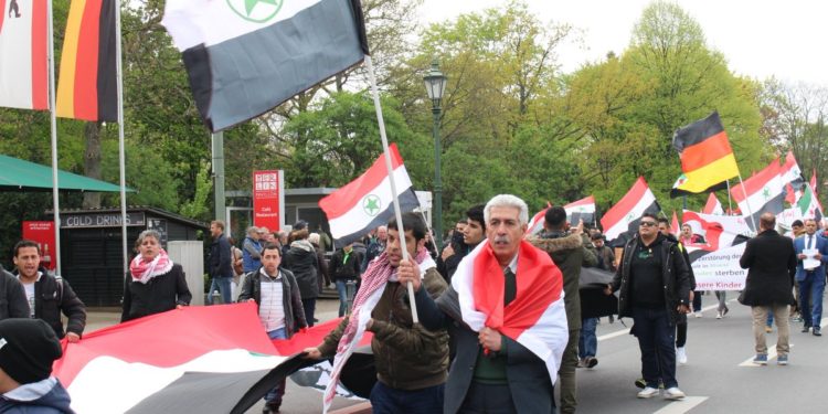 الأحوازيون في برلين يطلبون معاقبة إيران على المجزرة والاعتقالات