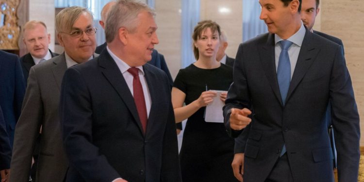 زيارة لافرنتييف إلى دمشق لدفع المسار السياسي