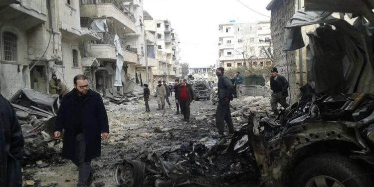 الطائرات الروسية تعود فوق إدلب