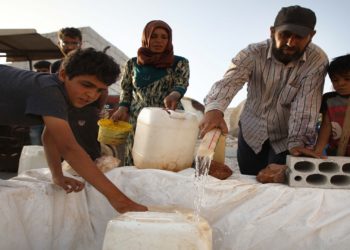 أزمة مياه شرب في إدلب