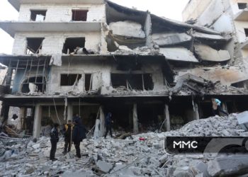 قصف روسي يُخرج مشفى أريحا الجراحي عن الخدمة