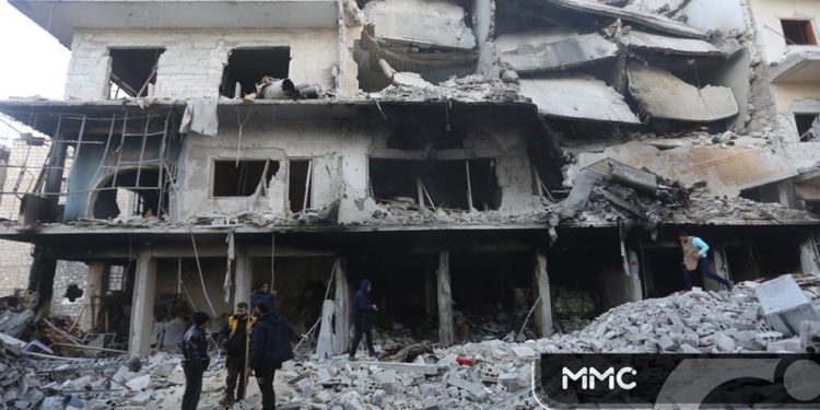 قصف روسي يُخرج مشفى أريحا الجراحي عن الخدمة