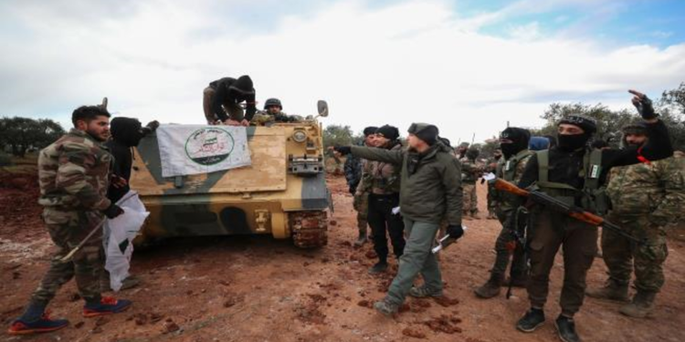 بدعم تركي… المعارضة السورية تهاجم النظام في ريف إدلب