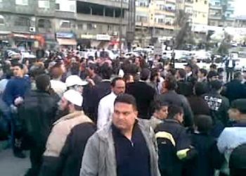 مدينة التل والفزعة لدرعا في جمعة الحرية والكرامة