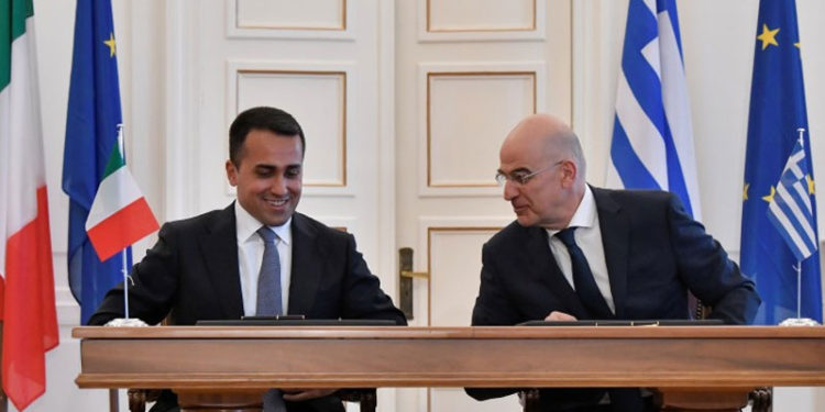 لقطع الطريق على تركيا.. ترسيم الحدود البحرية بين اليونان وإيطاليا…