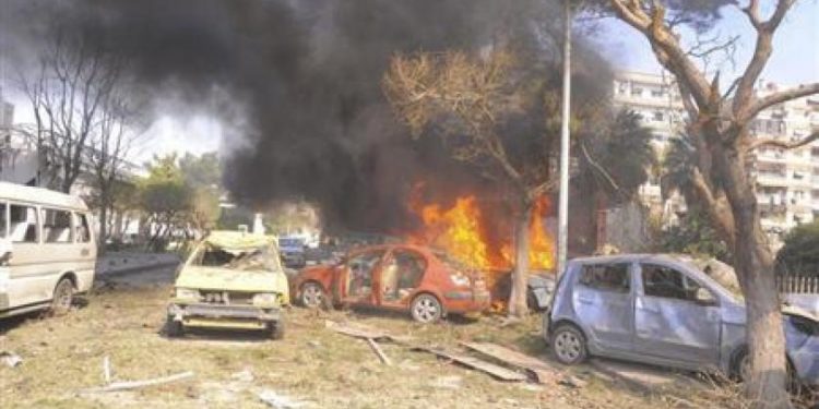 قتيل بانفجارين في دمشق عشية انتخابات