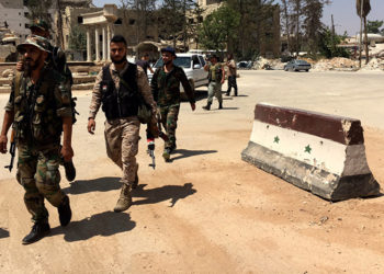 الفرقة الرابعة تقصف طفس في درعا…وروسيا تتدخل