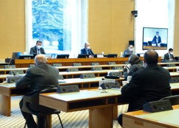 اللجنة الدستورية.. “العلم والنشيد الوطني” حاضران في طرح وفد النظام