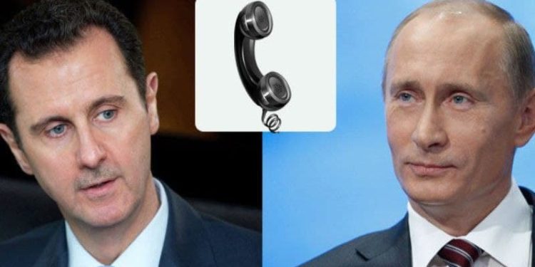 اتصال بين بوتين والأسد بشأن اللجنة الدستورية والانتخابات