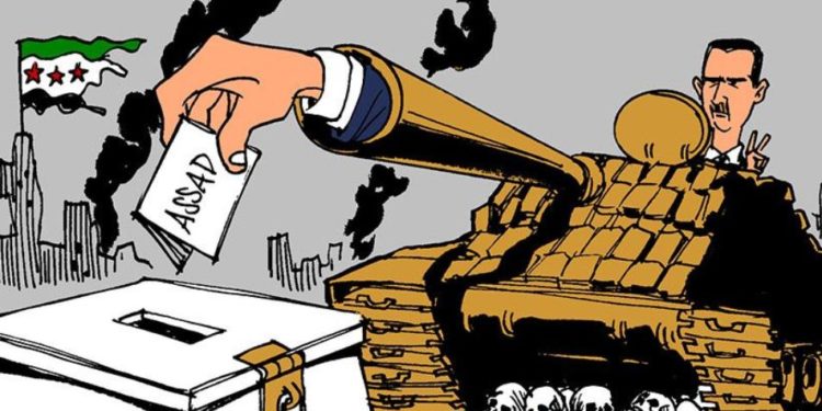 الأسد يسخّر المليشيات لإجبار السوريين على المشاركة في الانتخابات