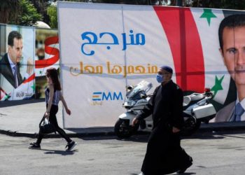 انتخابات الأسد..لواء القدس “يشبّح” على الفلسطينيين بالخيم الانتخابية