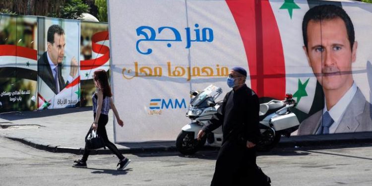 انتخابات الأسد..لواء القدس “يشبّح” على الفلسطينيين بالخيم الانتخابية