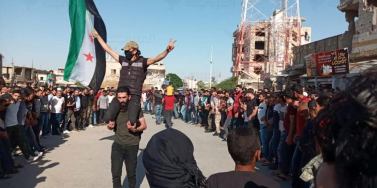 مظاهرات درعا