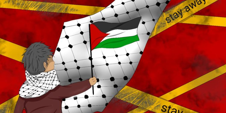 بريشة رند محمود يافعة فلسطينية عمرها 16 عام من قرية لوبية