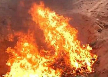 الإبادة السورية في عهد نظام حارق متفجر سام