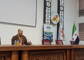 المنسق العام لتجمع مصير يشارك في الملتقى الشبابي الحواري في جامعة حلب الحرة