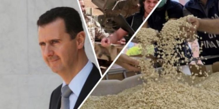 بشار الأسد  ملك الكبتاغون والارهاب أيضًا