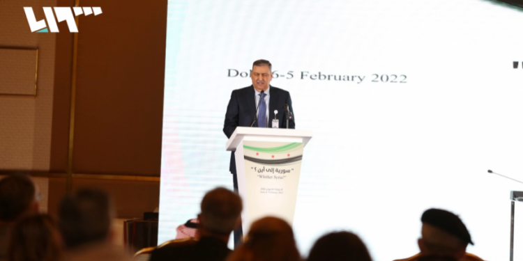 حجاب في افتتاح ندوة الدوحة: المعارضة السورية رقم صعب