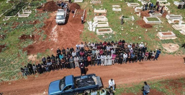 قصف مدفعي لقوات النظام السوري يقتل أربعة أطفال كانوا في طريق عودتهم من المدرسة