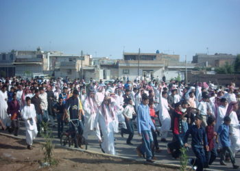 بيان تأييد مظاهرات الأحواز وإيران