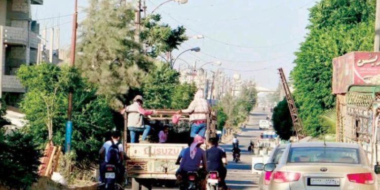 اتفاق لوقف إطلاق النار في طفس غرب درعاالثاني بين قياديين محليين والأمن العسكري منذ يونيو