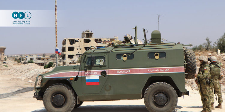 عبوة ناسفة تستهدف دورية روسية في درعا