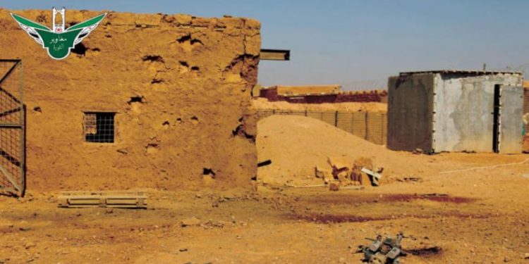 فصيل «مغاوير الثورة» يتصدى لطائرات مسيّرة استهدفت مواقعه في التنف