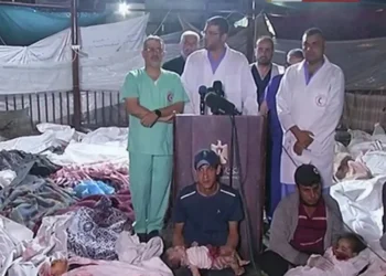 ارتكاب مجزرة إبادة جماعية بقصف “المعمداني”