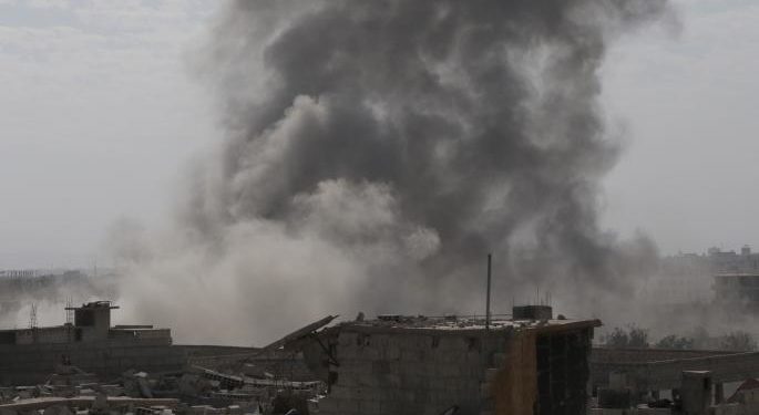 مقتل وإصابة 7 أشخاص في قصف إسرائيلي على مدينة حلب السورية