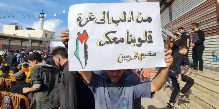 استجابة منظمات المجتمع السوري لإغاثة الأهالي المنكوبين في غزة