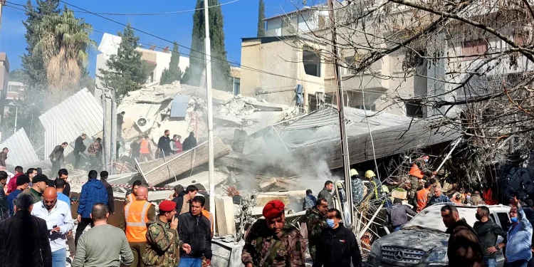 الطرف الثالث في حي المزة بدمشق