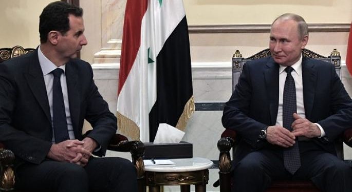 بشار الأسد: بوتين تدخل في سورية لحماية مصالح روسيا