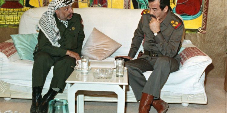 عبد ربه: عرفات ناشد صدام الانسحاب من الكويت لتجنب «نكبة جديدة» «الشرق الأوسط» تعيد فتح دفاتر الرحلة الفلسطينية بمفاوضاتها الشائكة وعلاقاتها الصعبة (2 من 3)