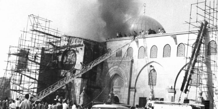 إحراق الأقصى وجرائم الاحتلال