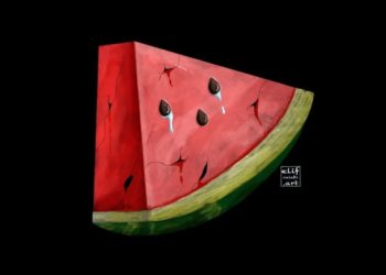 البطّيخ علمًا لفلسطين… خيال ضابط إسرائيليّ