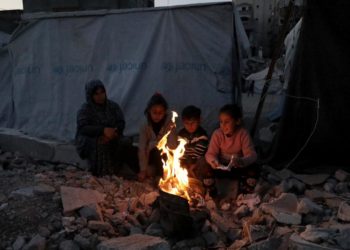 شتاء قاسٍ في غزّة