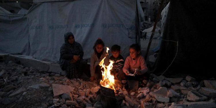 شتاء قاسٍ في غزّة